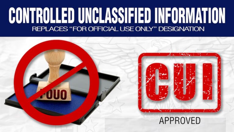 Controlled Unclassified Information Training